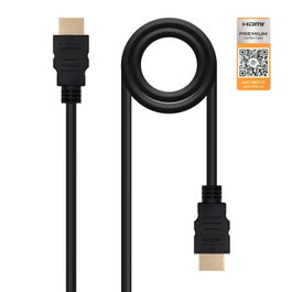 Nanocable Cable HDMI V2.0 Premium 1.5m 4K@60Hz 18Gbps Negro